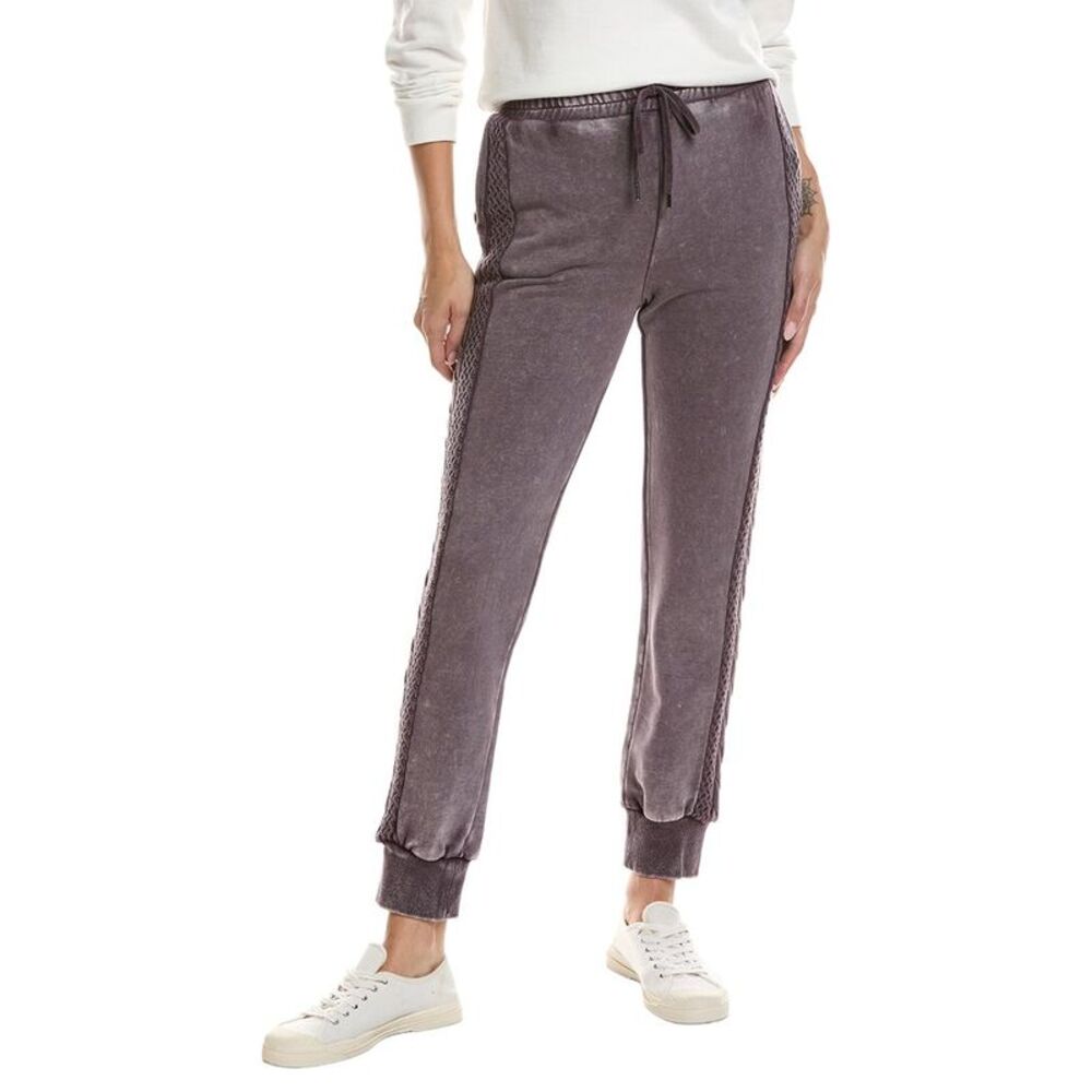 Chaser Womens  French Terry Bay Jogger, Purple